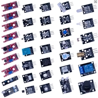 Kit d'apprentissage des robots compatible WAVGAT 37+8 avec 45 modules, composants électroniques et assemblages de câbles pour Raspberry Pi DIY