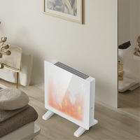 Cheminée électrique murale ou autoportante en aluminium avec panneau en verre OEM, effet flamme réelle, pour chauffage de pièce - Vente en gros