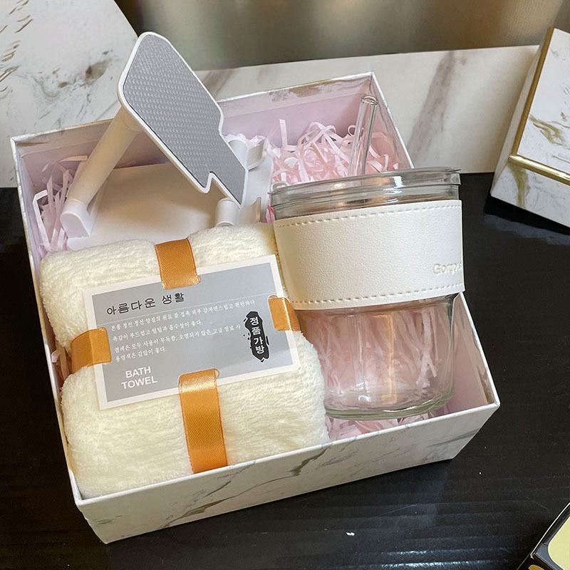 Package 6: Bamboo Mug + Towel + Phone Stand