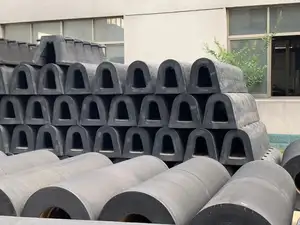 D Type Shape Marine Rubber Fender For Ship Boat