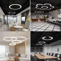 Éclairage LED Courbé Personnalisé de 30 à 150 mm de Largeur pour Intérieur, Bureaux Commerciaux, Salles de Sport, Centres Commerciaux, Supermarchés