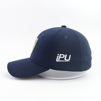 Oem Op Maat Gemaakt 6-Panel Gebreide Ottomaanse Spandex Luxe Honkbalhoeden Dot Geborduurd Logo Gestructureerde Kroon Sportpetten Voor Mannen