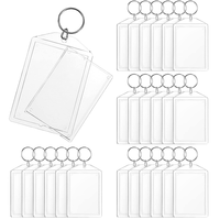Cadre photo personnalisé de haute qualité Porte-clés à breloque en acrylique promotionnel