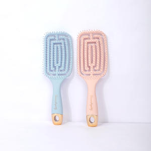 Cepillo de Masaje para Cuero Cabelludo, <span class=keywords><strong>Extra</strong></span> Grande, Hueco, de Doble Uso, Impermeable, de la Serie Rosa Azul de Lujo Ligero - Product Image 6