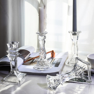 Portavelas de Vidrio, Diseño Decorativo Vintage, Elegantes Candelabros de <span class=keywords><strong>Mesa</strong></span> para Bodas, Fiestas de Primavera, Festivales y Decoración de Ventanas - Product Image 2