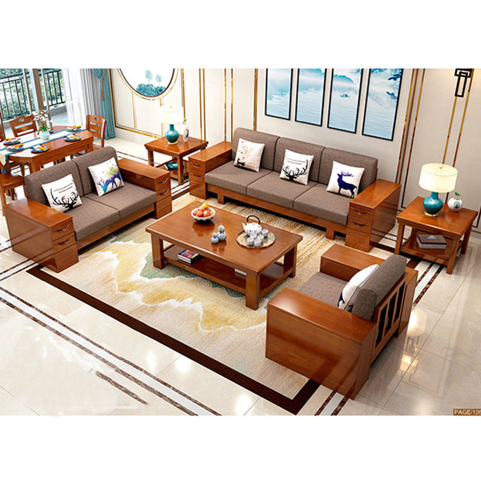Latest Wooden Sofa Set Designs Elegant Durable