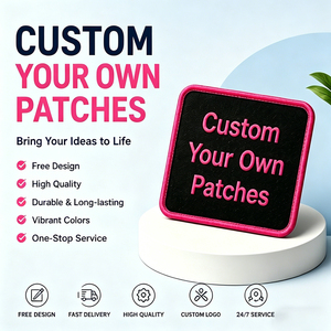 Servicio Integral de Fábrica ODM OEM Diseño Personalizado Logotipo Borde Merrow Parches Bordados Termoadhesivos Accesorios de <span class=keywords><strong>Ropa</strong></span> - Product Image 1