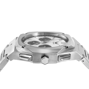 Reloj de Pulsera Cronógrafo de Cuarzo Masculino de Lujo con Logotipo Personalizado, Estilo Ejecutivo, Acero Inoxidable con Correa de Cuero, Resistente al Agua para Hombre - Product Image 2