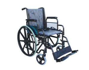 <strong>Portable</strong> Lightweight CE Approved Aluminum Alloy Travel Wheelchair for Disabled People Functional Manual Folding <strong>Commode</strong> - Product Image 5