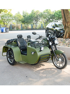 Motocyclette à trois roues 300cc à essence avec side-car, transmission par chaîne, moteur à vendre - Product Image 3