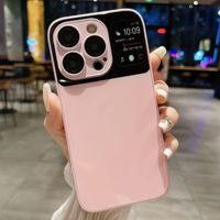 Convient pour iPhone 14 pro max étui de téléphone mobile grande fenêtre 13 étui de protection intégré en verre liquide 11
