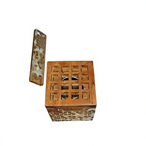Handmade Luxury Mop Inlay Bakhoor Burner Exquisite Arabic Mubkhar Premium Sandalwood Eco-Friendly Durable Ramadan <b>Eid</b> Gift - Product Image 1