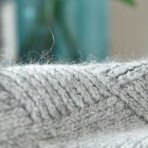 <span class=keywords><strong>Bonnet</strong></span> d'hiver pour femme en laine tricoté, accessoire chaud avec <span class=keywords><strong>pompon</strong></span> en cachemire, vente en gros, usine - Product Image 5