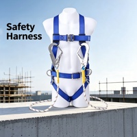 Harnais de sécurité complet pour la prévention des chutes industrielles, avec boucles réglables, ceinture de sécurité pour plusieurs scénarios de travail