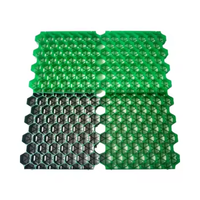 Grille de gazon en plastique HDPE NETE, pose facile pour les travaux de terrassement dans les allées, les parkings, les pentes et les aménagements paysagers
