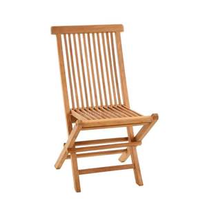 Lumina Lightweight <b>Folding</b> <b>Chair</b>-Modern Teak <b>Wood</b> Design for Outdoor Spaces & Parks Comfortable and Durable - Product Image 1