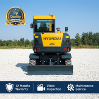 Offre Spéciale de seconde main Hyundai 60 6 tonnes mini excavatrice fabriquée en Corée excavatrice hydraulique compacte pour la construction urbaine