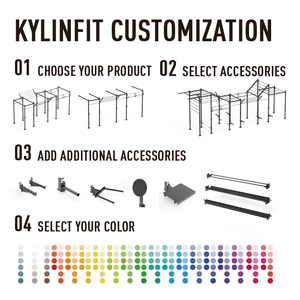 Kylinfit Tập Thể Hình Toàn Thân Tập Thể Dục Đa Trạm Trang Chủ Phòng Tập Thể Dục 3 Trạm Đa Phòng Tập Thể Dục Thiết Bị Máy Tập Thể Dục - Product Image 3