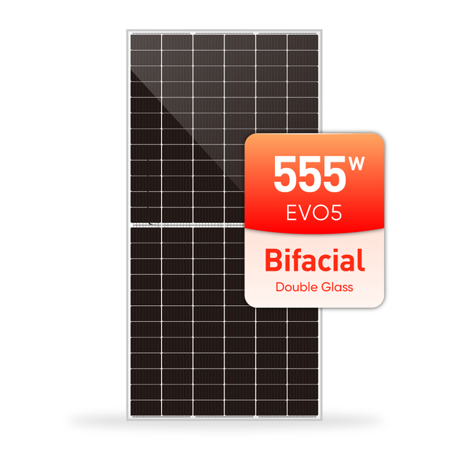 Jinko Monocrystalline Bifacial Solar Panel 545W 550 W 555 Watt Photovoltaic Longi Bi Facial Solar Module