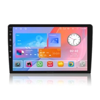 Radio Estéreo para Auto con Reproductor de DVD, Pantalla IPS Universal de 9 Pulgadas, 8 Núcleos, Unidad Principal Android, GPS, Amplificador, Carplay y Android Auto