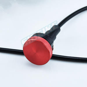 Ensemble de pédales de course universelles, ensemble de pédale de frein, boîte de pédales de voiture rouge - Product Image 5