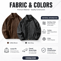 Blouson Bomber Rétro Homme Automne-Printemps en Polyester/Coton, Style Décontracté Urbain, Col Rabattu, Streetwear pour Couples