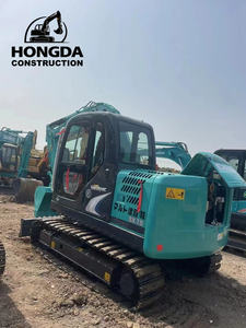 Mini-excavatrice sur chenilles d'occasion Kobelco SK75 d'origine japonaise, prix bas, haute qualité, avec moteur, boîte de vitesses, pompe, composants principaux - Product Image 5