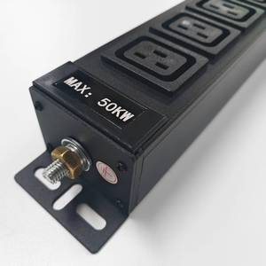 PDU <span class=keywords><strong>de</strong></span> 50KW y 12 Puertos IEC C19 <span class=keywords><strong>de</strong></span> Alta Resistencia con Interruptor <span class=keywords><strong>de</strong></span> Circuito <span class=keywords><strong>de</strong></span> 3 Polos, Toma <span class=keywords><strong>de</strong></span> Corriente para Rack, Regleta <span class=keywords><strong>de</strong></span> Alimentación C19 - Product Image 4