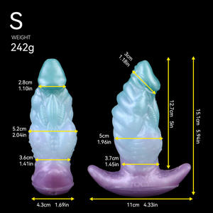 YC-2173 Paarse Orchidee Strap-On Anale Plug Schattige Staart Anale Speelgoed Voor Beginners Siliconen Bdsm Gags Rollenspel Seksspeeltjes Voor Vrouwen Mannen - Product Image 6