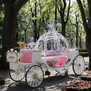 XCEGO Chariot de mariage électrique personnalisable en forme de citrouille, thème princesse, pour parcs d'attractions, fabriqué en Chine - Product Image 6