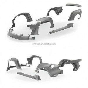 Kit de Carrocería de Fibra de Carbono para Ford <span class=keywords><strong>Mustang</strong></span> 2015-2023 con Guardabarros Anchos Clinched Mejorados, Difusor Delantero, Difusor Lateral y Alerón de Maletero - Product Image 2