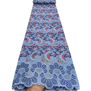 NI.AI 2026 Tela de Encaje Voile Africana de Alta Calidad en Suiza, Encaje Voile Nigeriano Suizo, Material para Vestidos de Mujer para Coser - Product Image 4