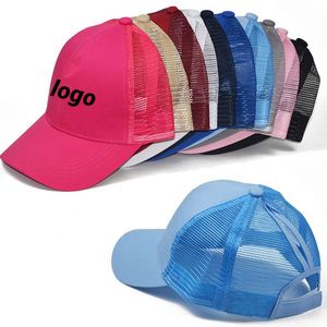 Casquette de baseball multifonctionnelle élégante en coton avec fente arrière pour queue de cheval, idéale pour les cadeaux d'affaires - Product Image 1