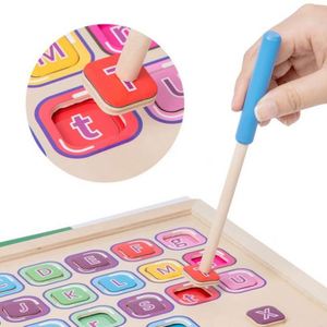 Juego Educativo Multifuncional para Aprender Jugando, Letras Magnéticas, Alfabeto, Juego de Mesa ABC - Product Image 4