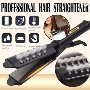 جهاز فرد الشعر جهاز فرد الشعر بالبخار المحمول للمنزل جبيرة درجة حرارة ثابتة 4 تروس - Product Image 2