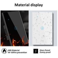 Interrupteur mural intelligent Tuya Smart Life LEDEAST DS-162Z, norme américaine, tactile, pour chauffe-eau, 20A 40A, Zigbee, pour climatiseur