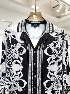 Alla moda <span class=keywords><strong>pigiama</strong></span> da <span class=keywords><strong>uomo</strong></span> in seta di alta qualità con monogramma blu a maniche lunghe <span class=keywords><strong>pigiama</strong></span> 2 pezzi da <span class=keywords><strong>uomo</strong></span> e da donna - Product Image 5