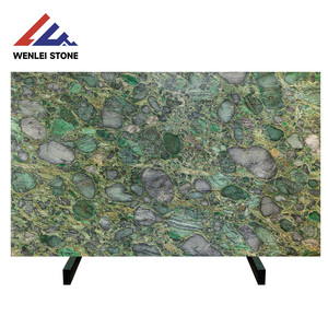 Lastra di Marmo Verde Smeraldo Brasiliano di Lusso Wenlei, <span class=keywords><strong>Pietra</strong></span> Naturale Impermeabile per Cucina, Bagno, Pareti, Pavimenti e Piani di Lavoro Interni - Product Image 1