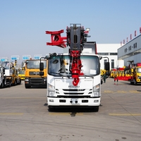 Nouveaux produits JQCM : Camion grue ISUZU 8 tonnes avec flèche télescopique, petit camion hydraulique 5 tonnes avec grue mobile à vendre