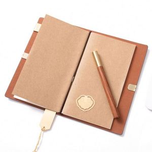 Set de Regalo de Cuaderno Escolar con Logotipo Personalizado, Correa, Bolígrafo, Cuaderno de Cuero, Papelería, Diario de Viaje A6 - Product Image 6