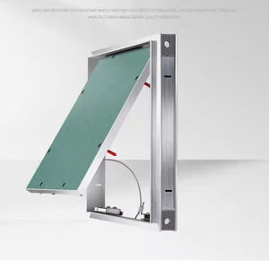 Panel de acceso de techo artístico moderno con característica de apertura a presión, tablero de yeso de aluminio resistente al agua ignífugo, estilo contemporáneo - Product Image 1