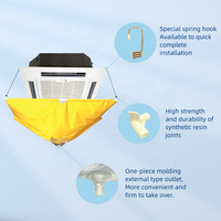 Sac de lavage mural pour climatiseur couvercle de nettoyage pour climatiseur