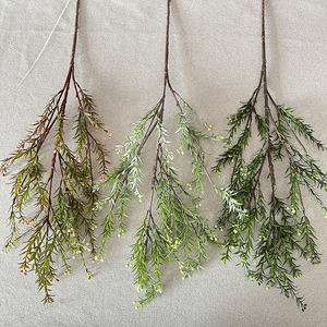 Queyiyi فروع طويلة ورقة نبات اصطناعي في حالة سكر الحصان حرق العشب ديكور المنزل - Product Image 6