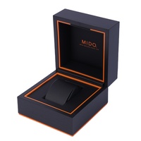 Boîte d'emballage personnalisée en cube noir avec couvercle magnétique pliable Boîte de montres pour hommes en papier de carton