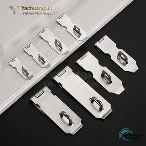 Galvanized Zinc Plated Security Staple Hinge Hasp Stainless Steel Door <b>Padlock</b> Carton - Product Image 6