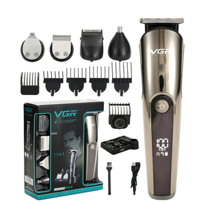Kit de Aseo Masculino VGR V-108 5 en 1, Afeitadora Eléctrica Profesional, Recortadora de Barba y Nariz, Cortadora de Pelo - Product Image 3