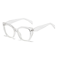 Lunettes de myopie à grand cadre pour célébrités d'internet, verres unis chauds croisés, bloquant le bleu, 5111