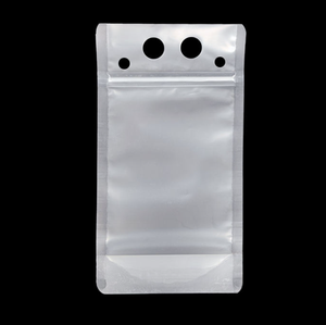Poches Personnalisées en Plastique PE Jetables pour Jus et Boissons, avec Trou pour Paille, Emballage Transparent pour Eau, Liquides et Aliments - Product Image 5