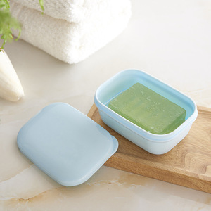 Soap Dish Square PP Material With Lid Leak Proof For Bathroom Use - Product Image 3