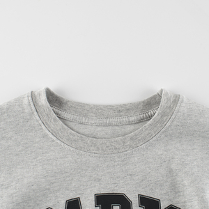 100% algodón personalizado niños camisetas impresión cuello redondo verano moda manga corta ropa - Product Image 5